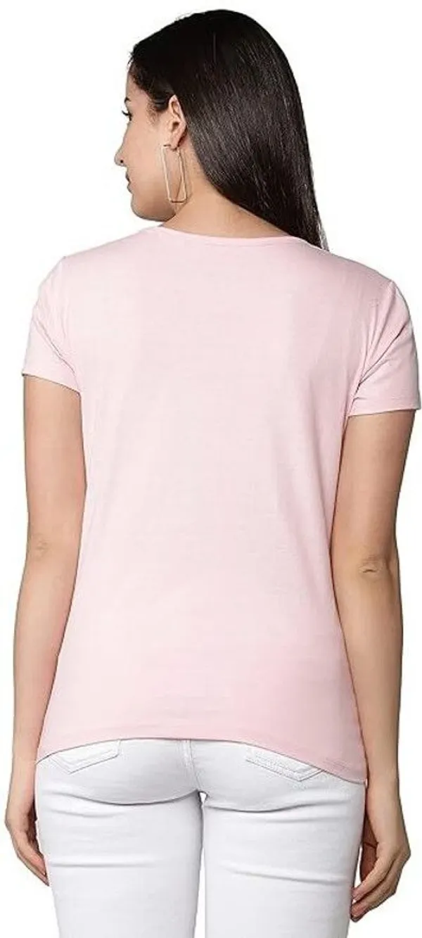 Pink_Pure_Cotton_Round_Neck_Graphic_Print_T-Shirt_For_Women