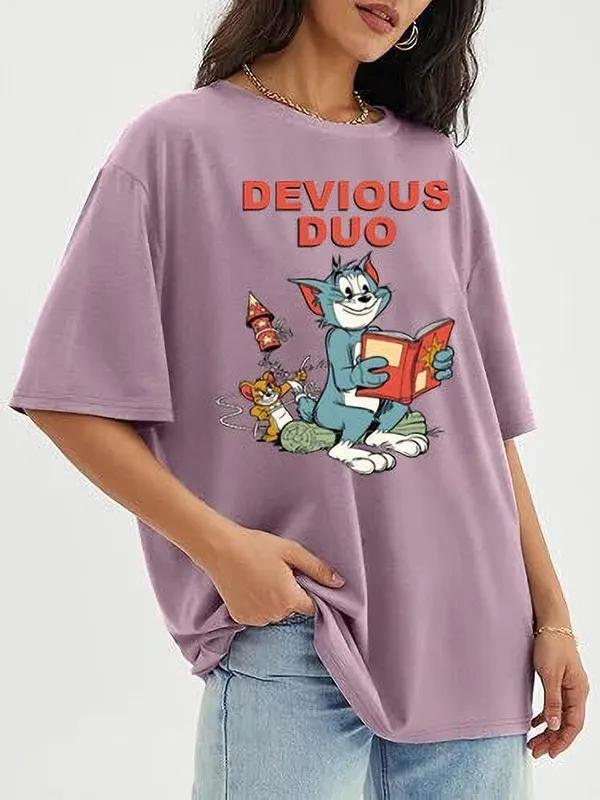 Purple_Pure_Cotton_Oversized_Printed_T-Shirt_For_Women