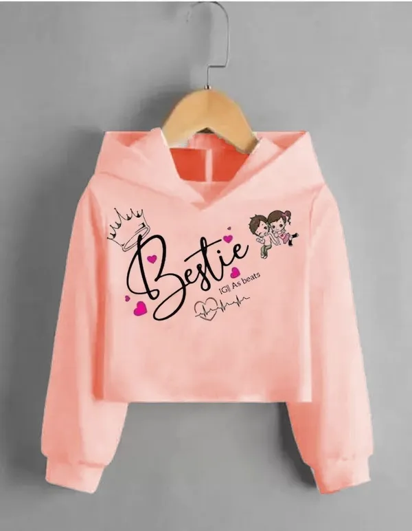 Pink_Pure_Cotton_Typography_Hooded_Crop_T-Shirt_For_Women