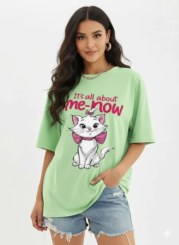 Green_Pure_Cotton_Oversized_Graphic_Print_T-Shirt_For_Women