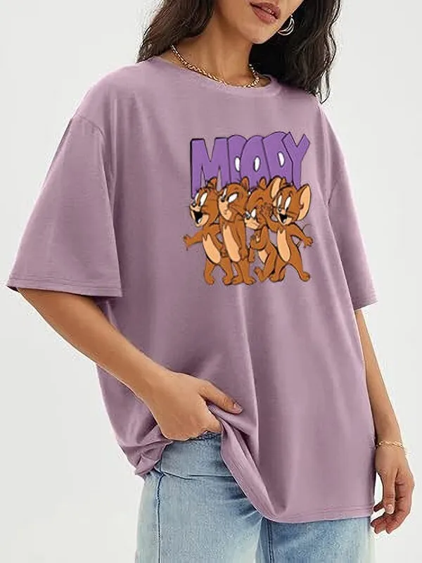 Purple_Pure_Cotton_Cartoon_Print_Oversized_T-Shirt_For_Women