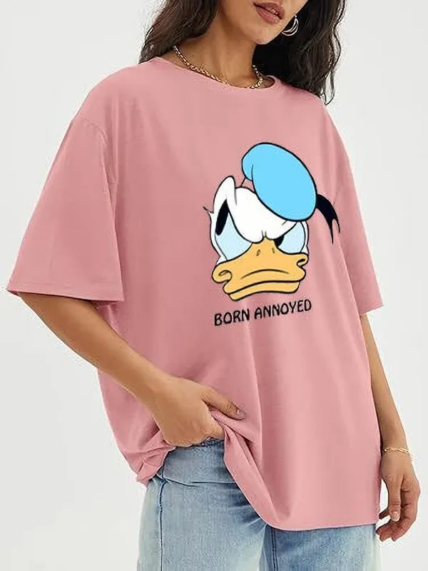 Pink_Pure_Cotton_Cartoon_Graphic_Oversized_T-Shirt_For_Women
