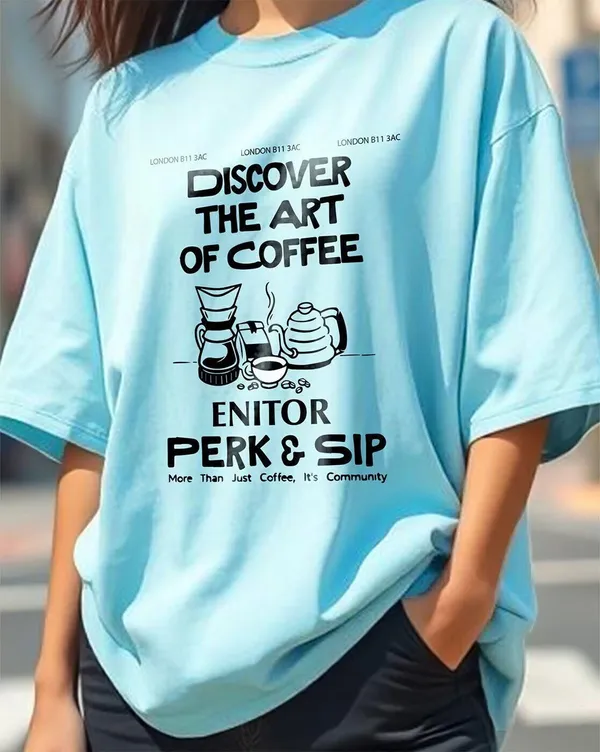 Blue_Pure_Cotton_Printed_Oversized_Round_Neck_T-Shirt_For_Women