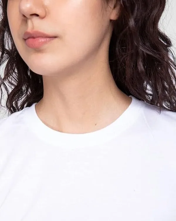 White_Pure_Cotton_Printed_Round_Neck_T-Shirt_For_Women