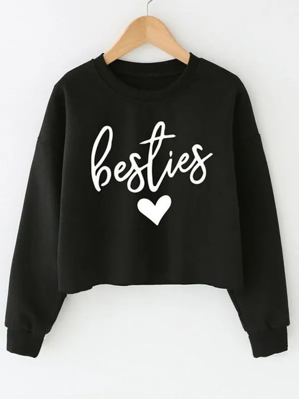 Black_Pure_Cotton_Printed_Hooded_Neck_T-Shirt_For_Women