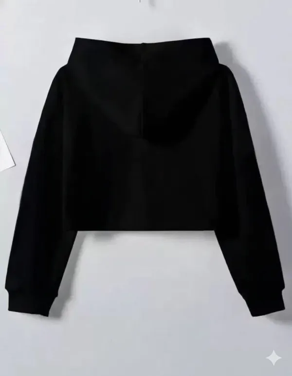 Black_Pure_Cotton_Printed_Hooded_Sweatshirt_For_Women