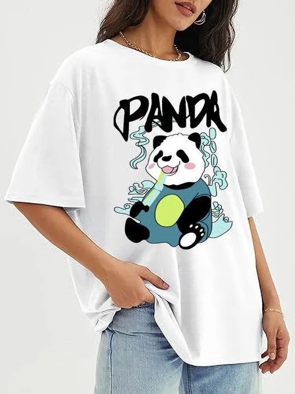 White_Pure_Cotton_Graphic_Print_Oversized_T-Shirt_For_Women