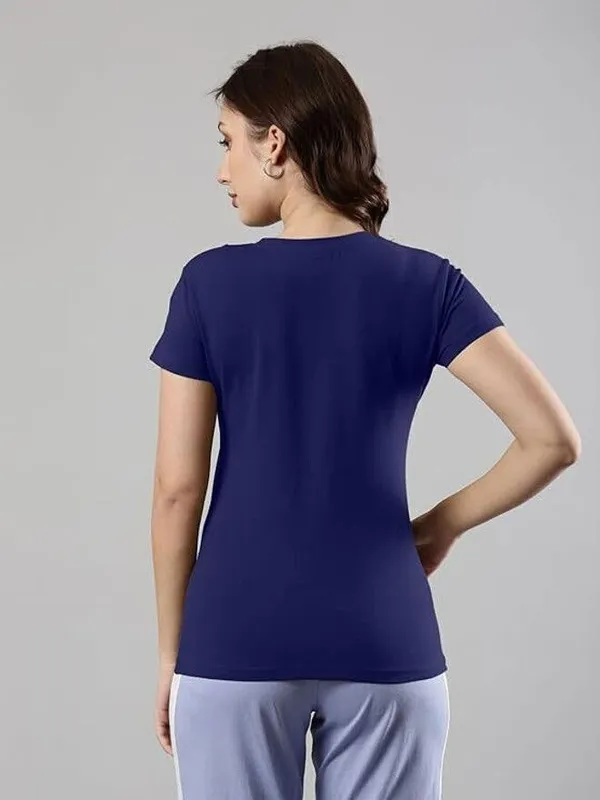 Navy_Blue_Pure_Cotton_Printed_Round_Neck_T-Shirt_For_Women