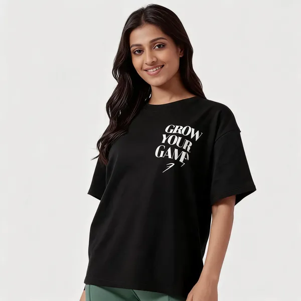 Black_Pure_Cotton_Oversized_Printed_T-Shirt_For_Women