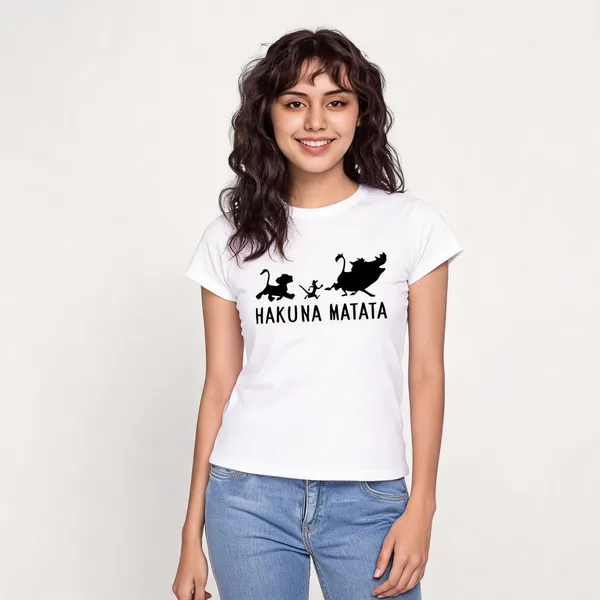 White_Pure_Cotton_Round_Neck_T-Shirt_For_Women