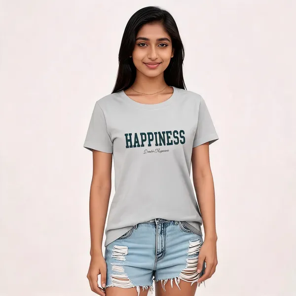 Grey_Pure_Cotton_Printed_Round_Neck_T-Shirt_For_Women