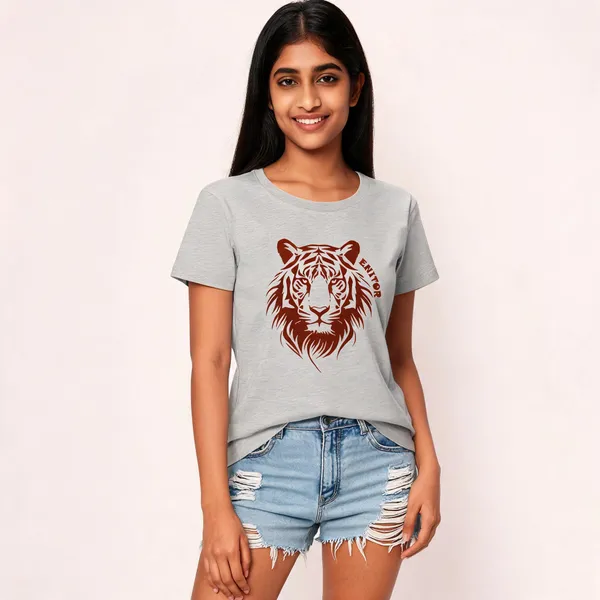 Grey_Pure_Cotton_Printed_Round_Neck_T-Shirt_For_Women