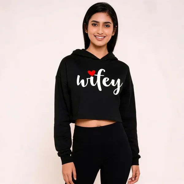 Black_Pure_Cotton_Graphic_Print_Hooded_Neck_T-Shirt_For_Women