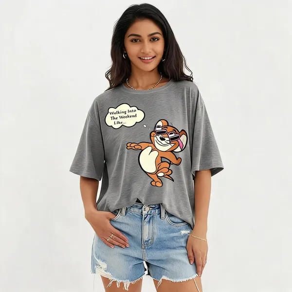 Grey_Pure_Cotton_Oversized_Graphic_Print_T-Shirt_For_Women