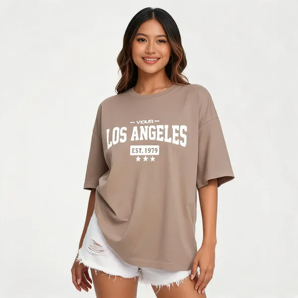 Beige_Pure_Cotton_Graphic_Print_Oversized_T-Shirt_For_Women