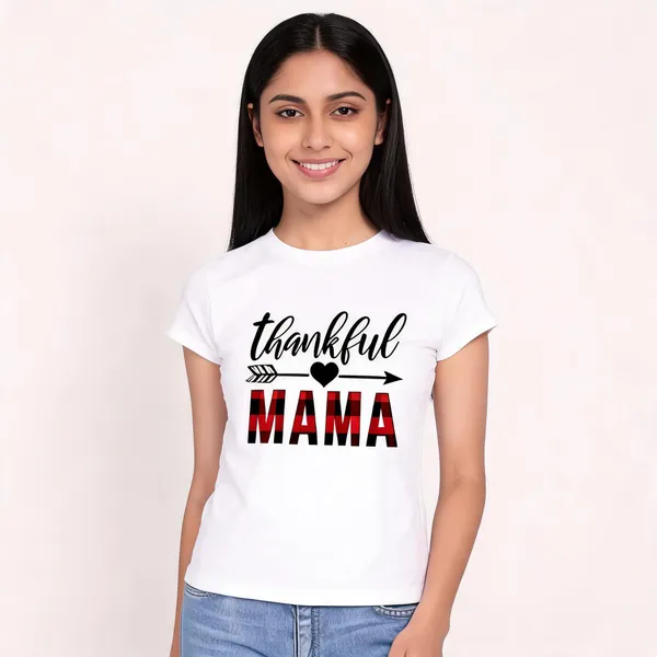 White_Pure_Cotton_Graphic_Print_Round_Neck_T-Shirt_For_Women