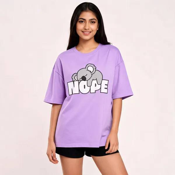 Purple_Pure_Cotton_Oversized_Printed_T-Shirt_For_Women