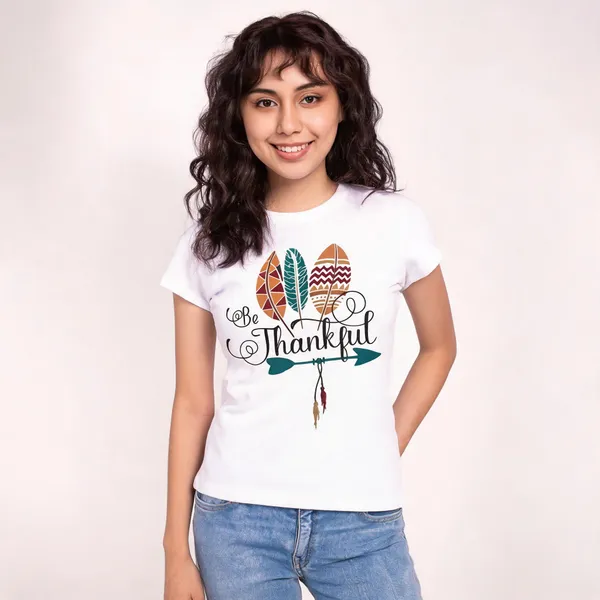 White_Pure_Cotton_Graphic_Print_Round_Neck_T-Shirt_For_Women