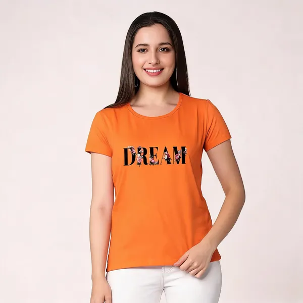 Orange_Pure_Cotton_Round_Neck_Graphic_Print_T-Shirt_For_Women