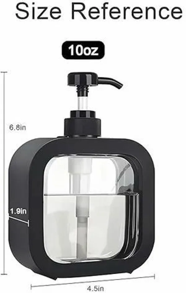 UNIQUE_GLOBAL_Black002_400_ml_Liquid,_Conditioner,_Lotion,_Shampoo,_Soap,_Gel_Dispenser_(Black)