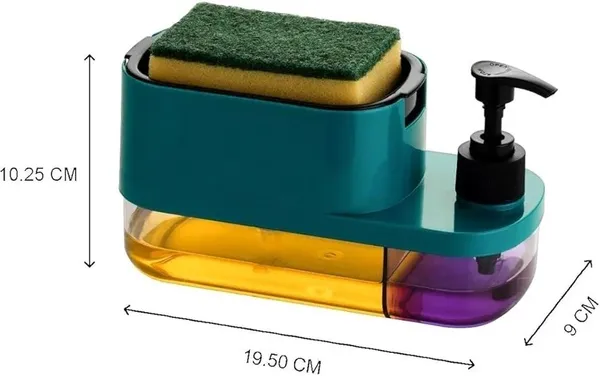 UNIQUE_GLOBAL_3in1LD001_400_ml_Liquid_Dispenser_(Green)