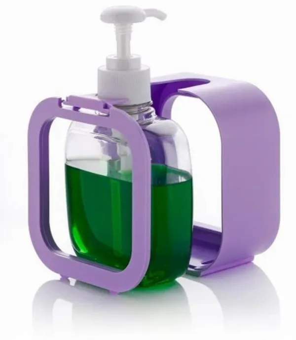 UNIQUE_GLOBAL_350_L_Liquid,_Lotion,_Shampoo,_Soap,_Gel_Dispenser_(Purple)
