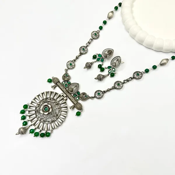 Suryakant_Necklace_Set_Emerald