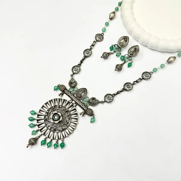 Suryakant_Necklace_Set_Mint