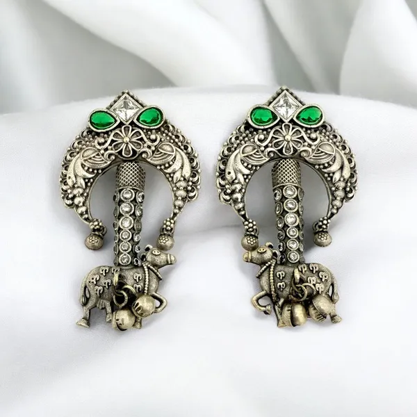 Ruhani_Earrings_Green