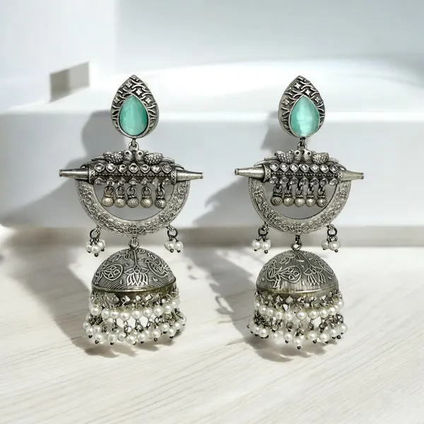 Ahalya_Jhumka_Earring_Mint