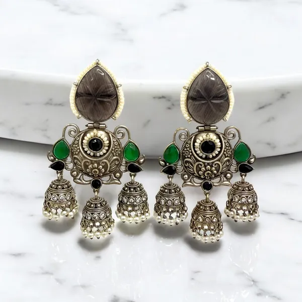 Aadishri_Danglers_Grey