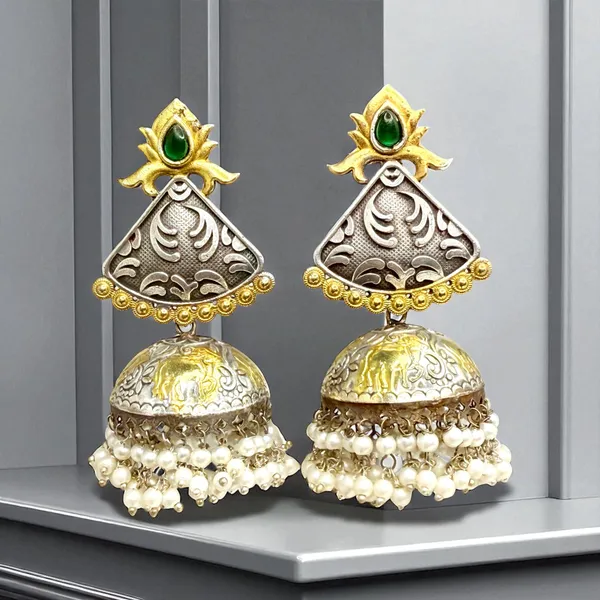 Deepika_Jhumka_Earring_Green