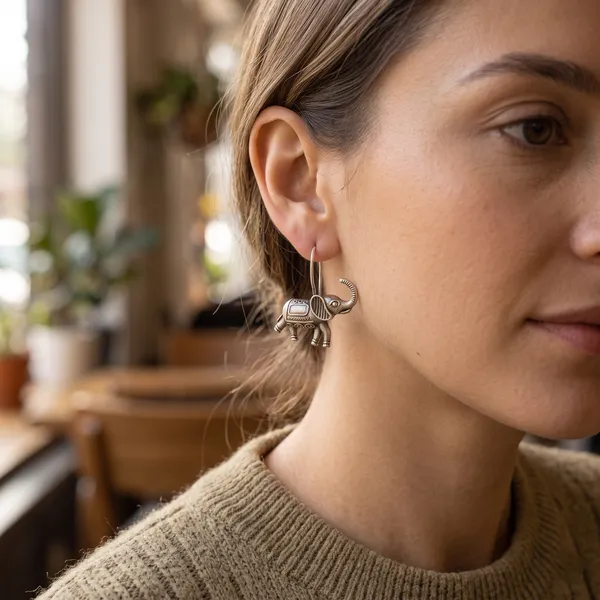 Gajraja_Hook_Earring
