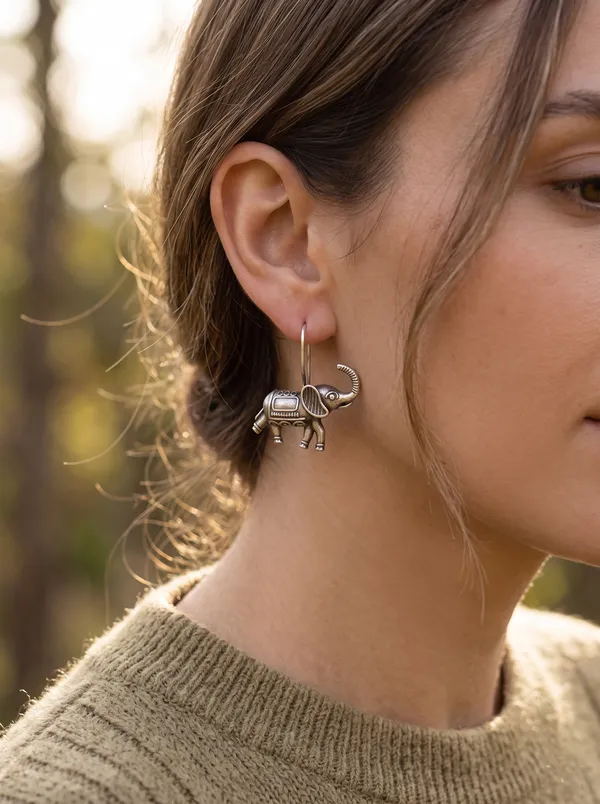Gajraja_Hook_Earring