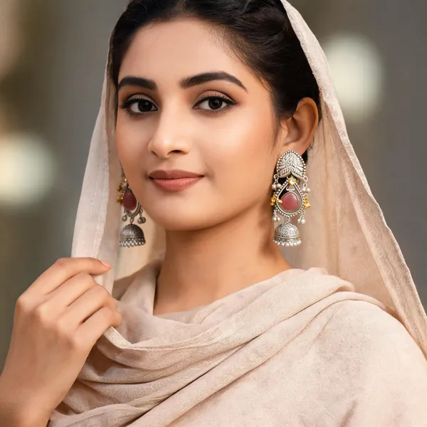 Akanksha_Pink_Dangling_Jhumka