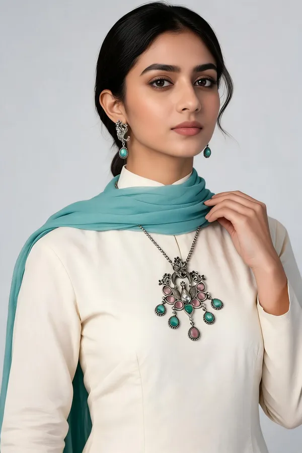 Padmavati_Royal_Necklace_Set_Pink_Mint
