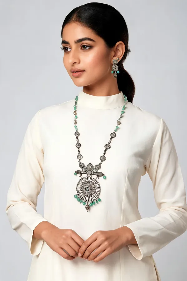 Suryakant_Necklace_Set_Mint