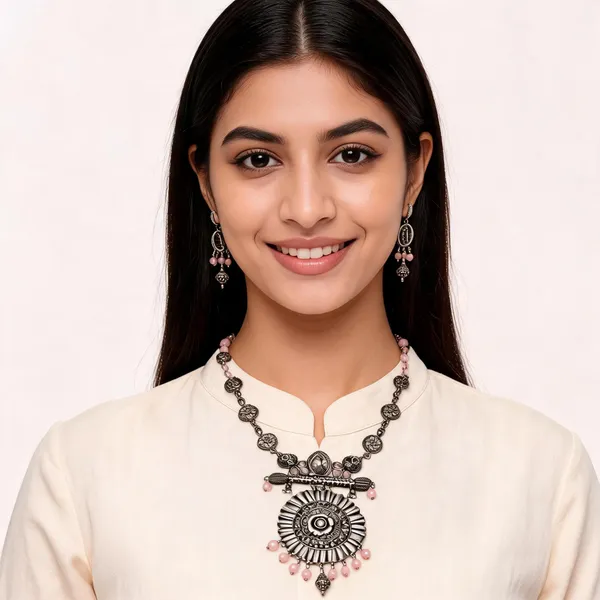 Suryakant_Necklace_Set_Pink