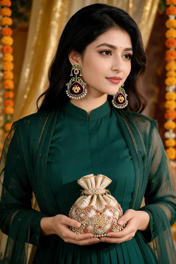 Maharani_Peacock_Earrings_Ruby