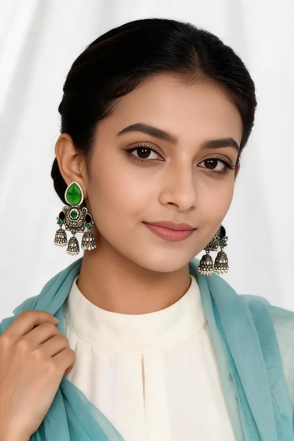 Aadishri_Danglers_Green