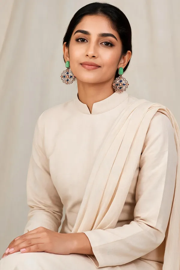 Dhangi_Stud_Earring_Mint