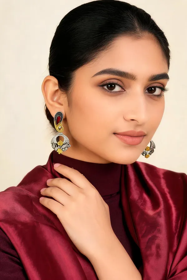 Hansika_Dangler_Earring_Ruby