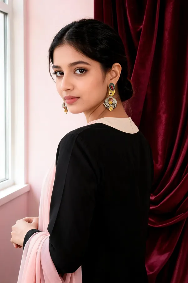 Hansika_Dangler_Earring_Ruby