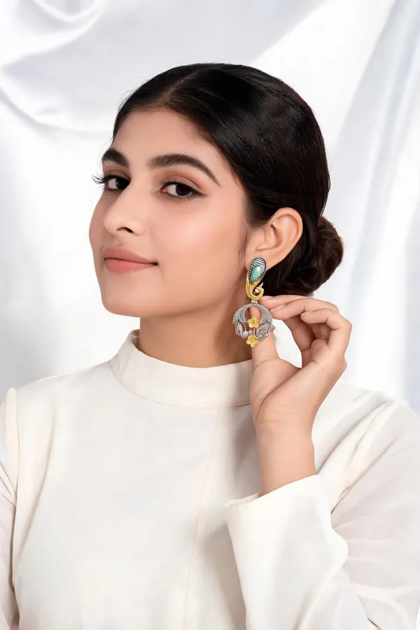 Hansika_Dangler_Earring_Mint