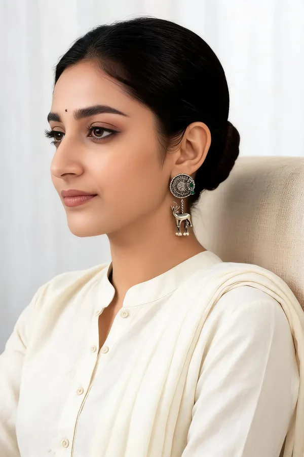 Mridula_Dangler_Earrings_Green