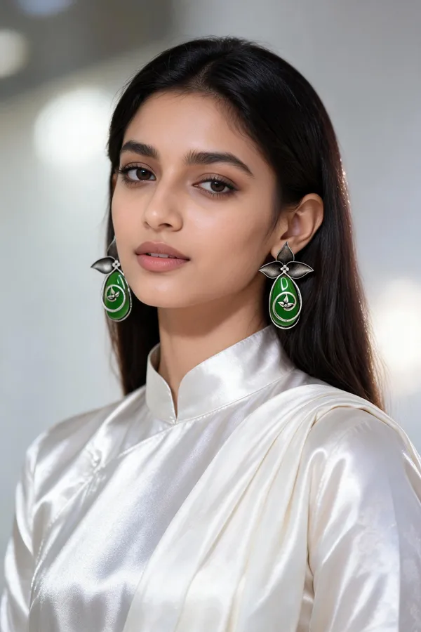 Trishala_Stud_Earring_Emerald