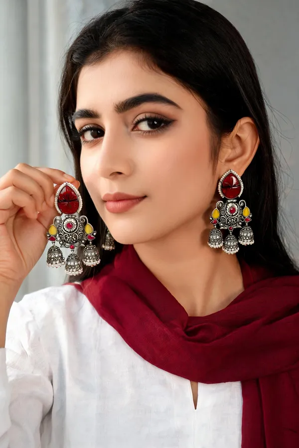 Aadishri_Danglers_Ruby