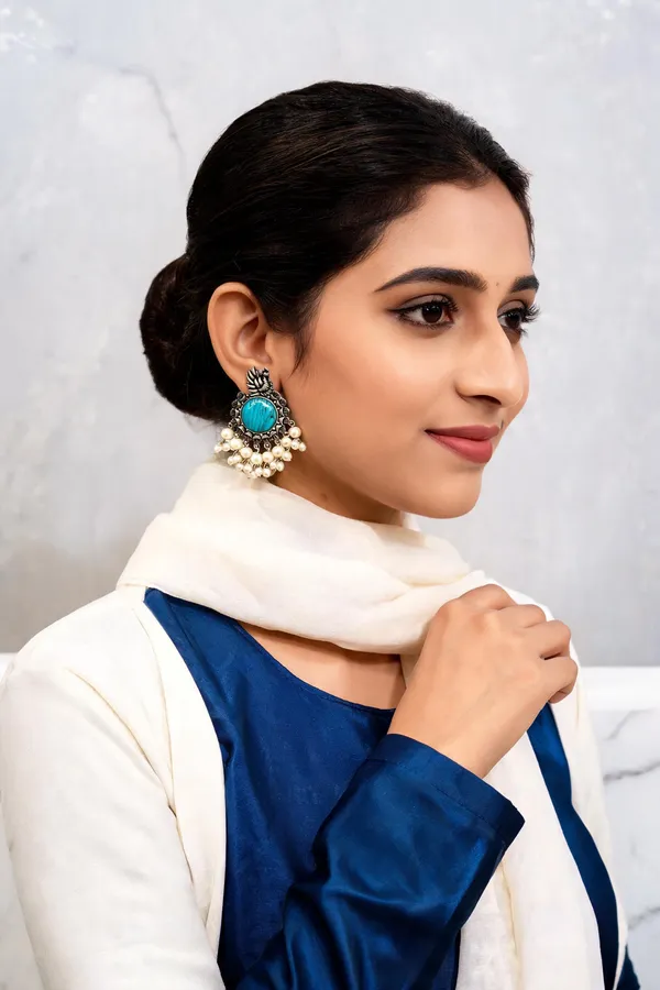 Ruvisha_Stud_Earring_Turquoise