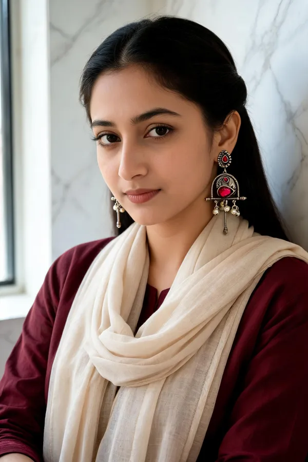 Kalindi_Dangler_Earring_Ruby