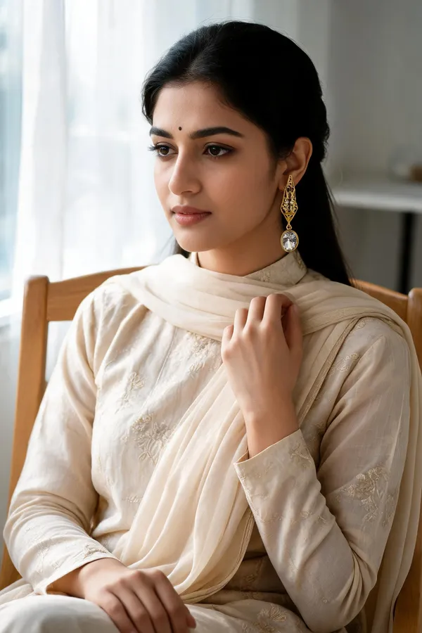 Meheriya_Dangler_Earring_Clear_White